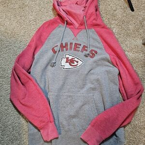 47 Brand Red and Gray Hoodie